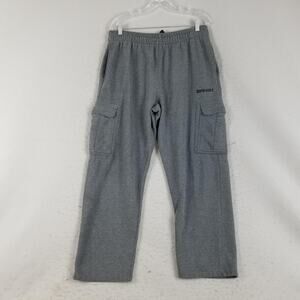 AND1 Cargo Sweatpants Mens XL Fleece Joggers Athletic Lounge Pockets Drawstring